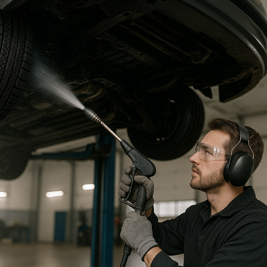 czyszczenie podwozia