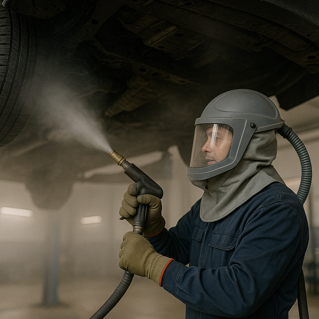 piaskowanie podwozia